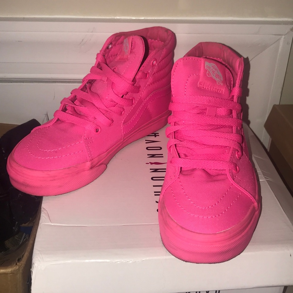 Neon Pink Vans